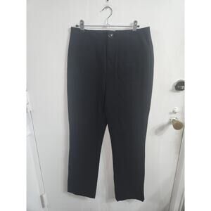 Maeve by Anthropologie black magic fabric dress pants pockets 30